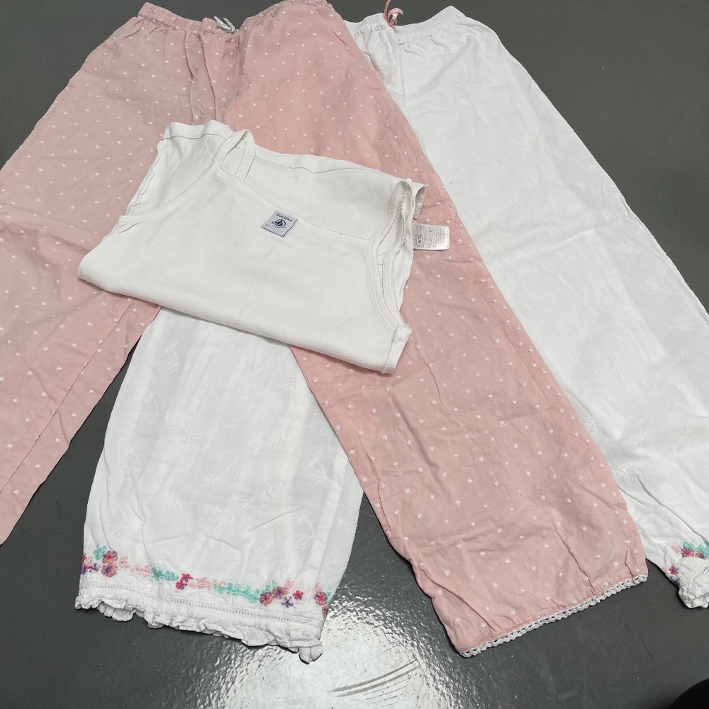 Monsoon PJ bottoms + petit bated teeshirt